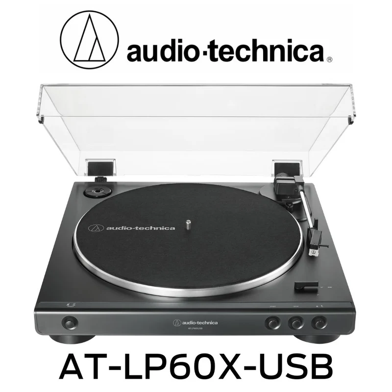 audio-technica AT-LPW60X-USB - Table tournante automatique avec connexion USB