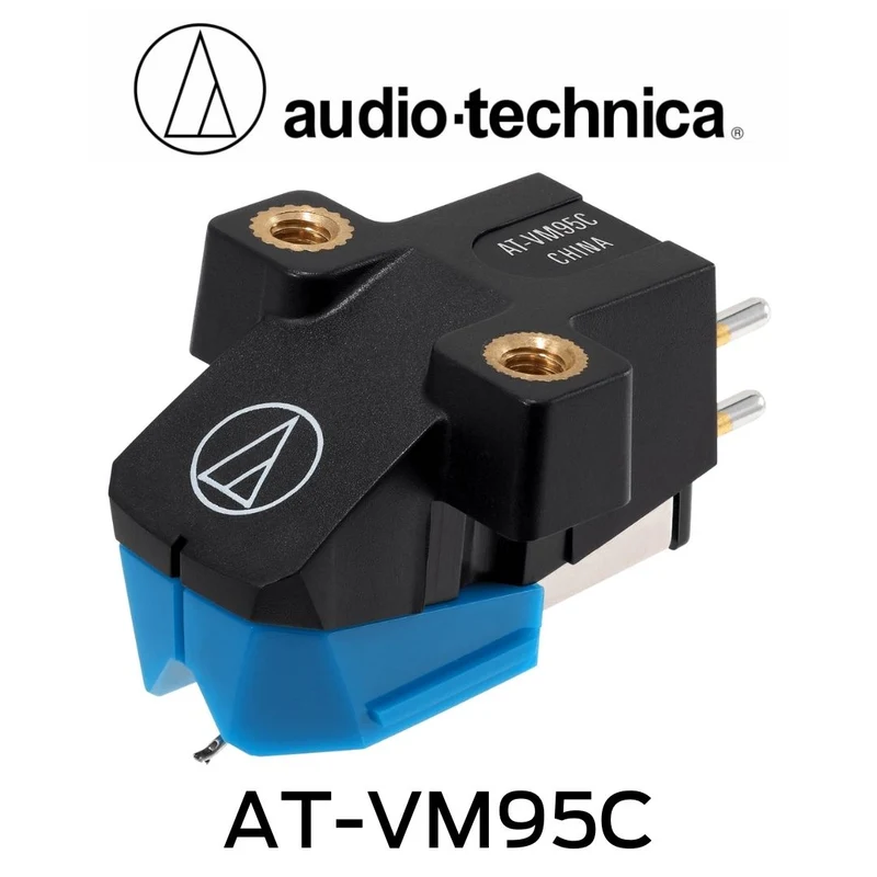 audio-technica AT-VM95C - Cartouche à aimant mobile (Moving Magnet MM) avec pointe de lecture 0,6 millième