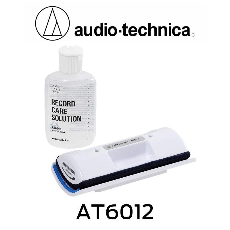 audio-technica AT-6012 - Kit de nettoyage de disques brosse et liquide