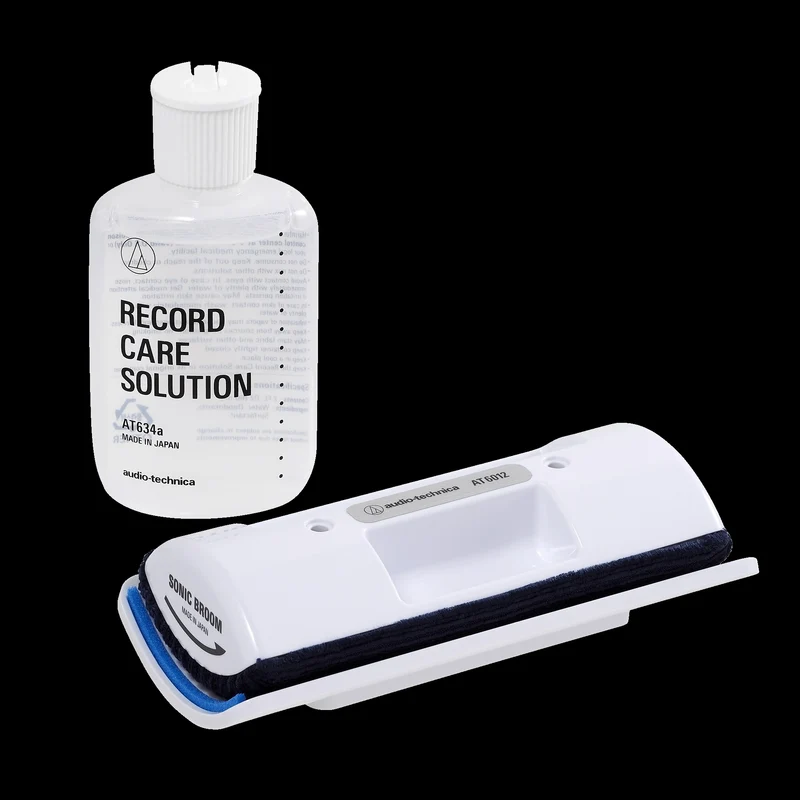 audio-technica AT-6012 - Kit de nettoyage de disques brosse et liquide