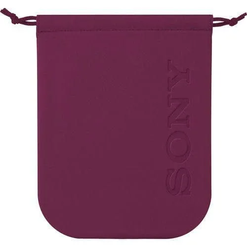 Sony MDR-EX750BT - Earphones with mic - in-ear - behind-the-neck mount - wireless - Bluetooth - NFC - bordeaux pink