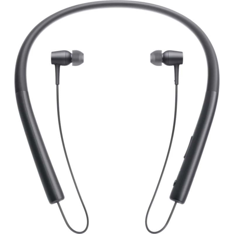 Sony MDR-EX750BT - Earphones with mic - in-ear - behind-the-neck mount - wireless - Bluetooth - NFC - charcoal black