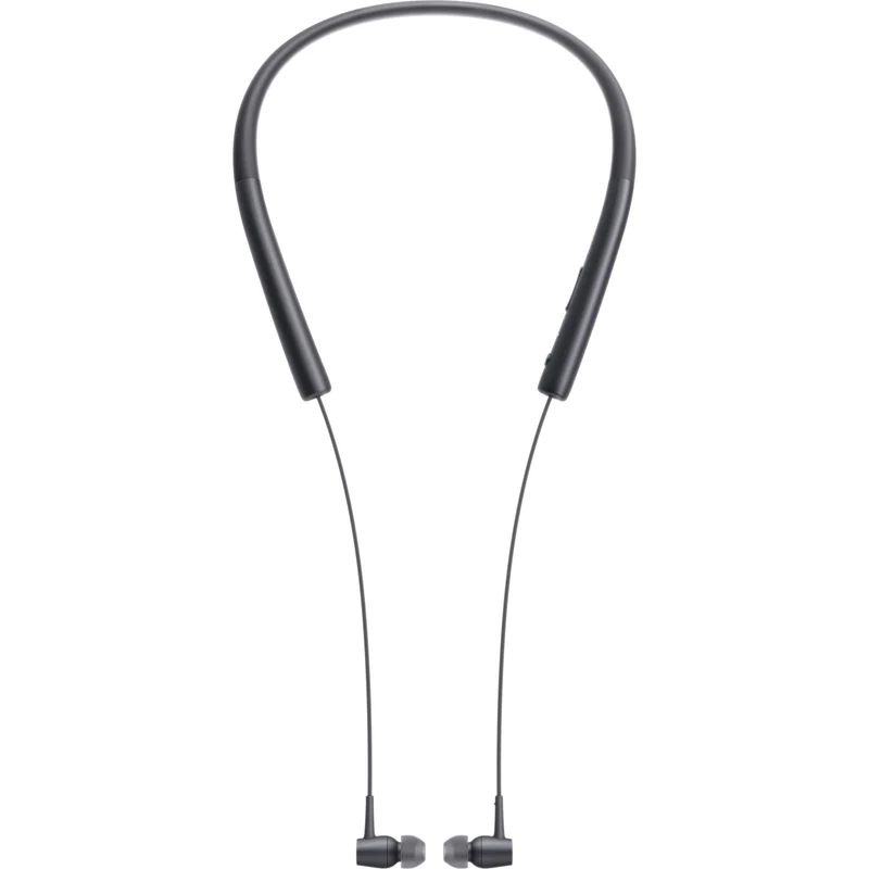 Sony MDR-EX750BT - Earphones with mic - in-ear - behind-the-neck mount - wireless - Bluetooth - NFC - charcoal black