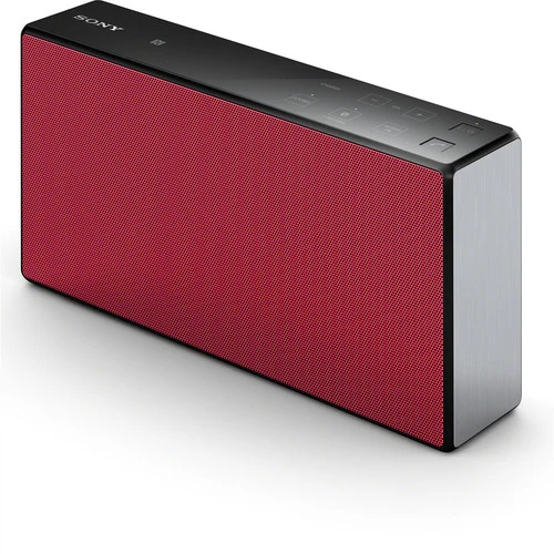 Sony SRSX55 Portable Wireless Speaker w/ NFC and Bluetooth - red