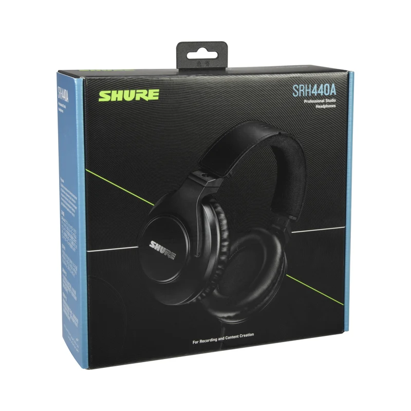 Shure SRH440A Closed-Back Over-Ear Studio Headphones