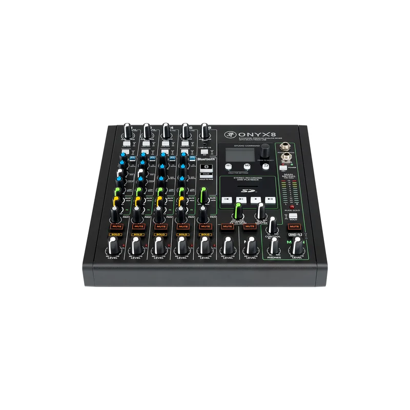 Mackie Onyx8 8-Channel Premium Analog Mixer with Multitrack USB