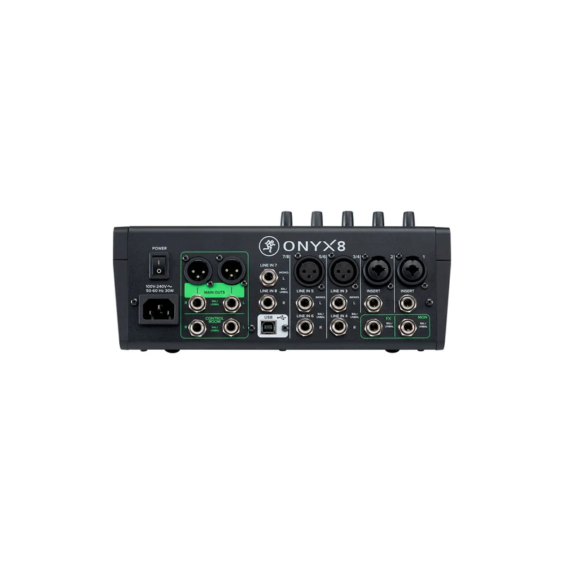 Mackie Onyx8 8-Channel Premium Analog Mixer with Multitrack USB