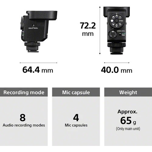 Sony ECM-M1 Compact Camera-Mount Digital Shotgun Microphone