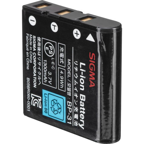 Sigma BP-31 Rechargeable Lithium-ion Battery for Sigma DP Series Digital Cameras