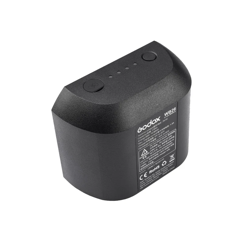 Godox WB26 Rechargeable Lithium-Ion Battery Pack for AD600Pro Flash (28.8V, 2600mAh)