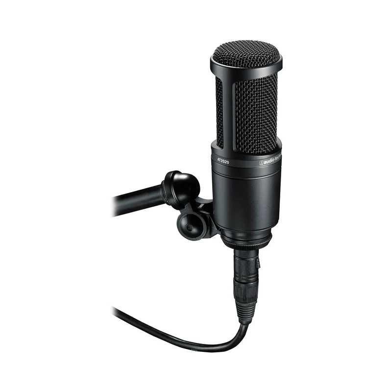 Audio-Technica AT2020 Cardioid Condenser Microphone (Black)