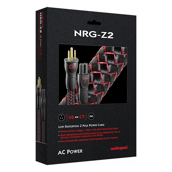Audioquest NRGZ2 - Câble d'alimentation tripolaire calibre 17AWG