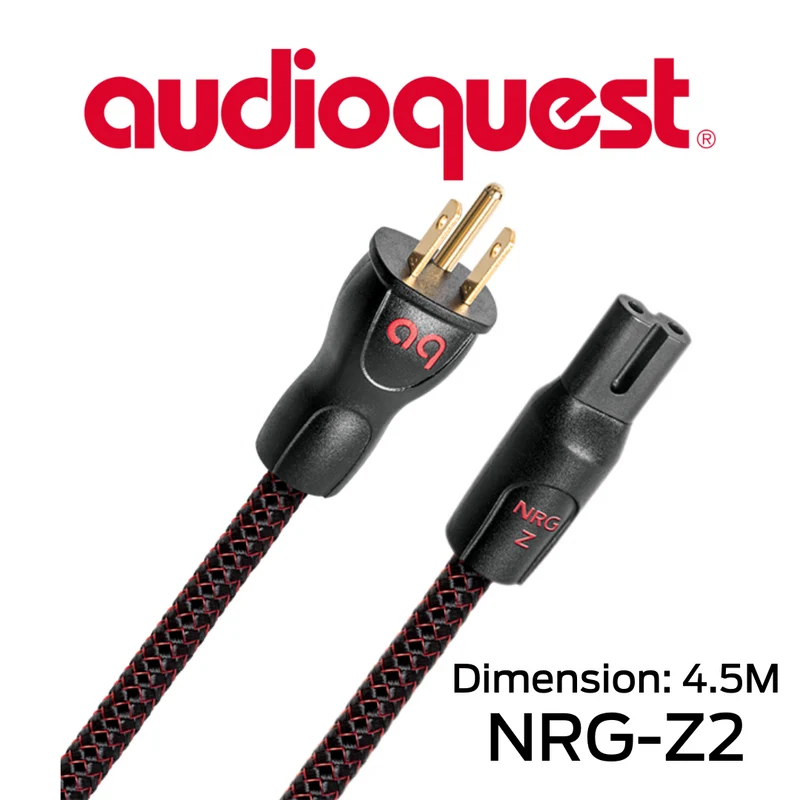 Audioquest NRGZ2 - Câble d'alimentation tripolaire calibre 17AWG