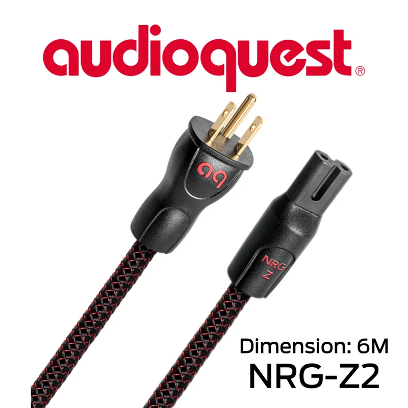 Audioquest NRGZ2 - Câble d'alimentation tripolaire calibre 17AWG