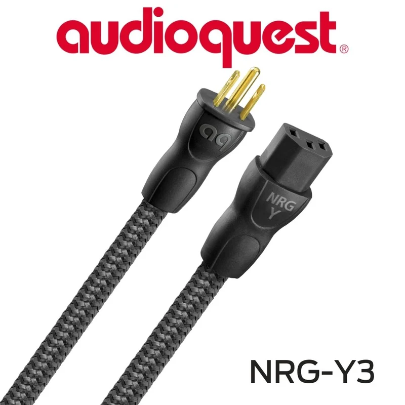 Audioquest NRGY3 - Câble d'alimentation tripolaire calibre 16AWG 12 Amp@120V