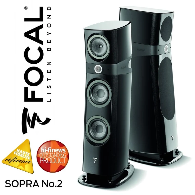 FOCAL SOPRA N°2 : Enceintes 3 voies modernes au design pur (la paire)