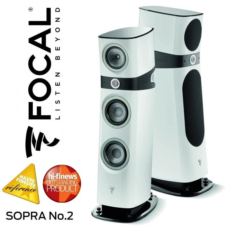 FOCAL SOPRA N°2 : Enceintes 3 voies modernes au design pur (la paire)