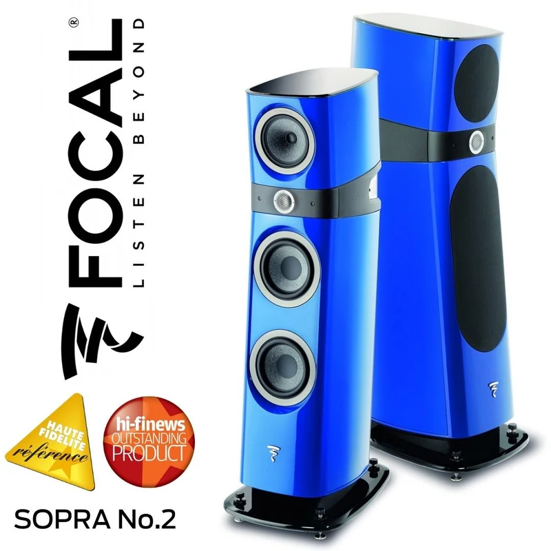 FOCAL SOPRA N°2 : Enceintes 3 voies modernes au design pur (la paire)