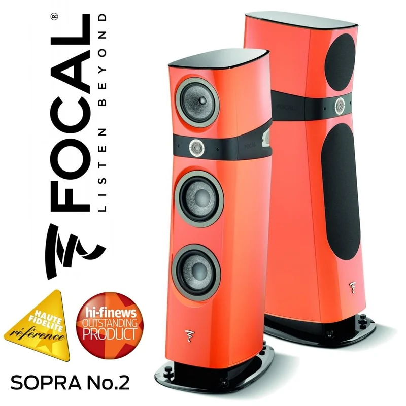 FOCAL SOPRA N°2 : Enceintes 3 voies modernes au design pur (la paire)