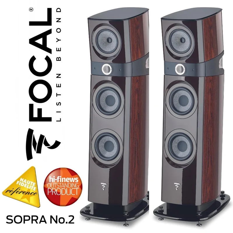 FOCAL SOPRA N°2 : Enceintes 3 voies modernes au design pur (la paire)