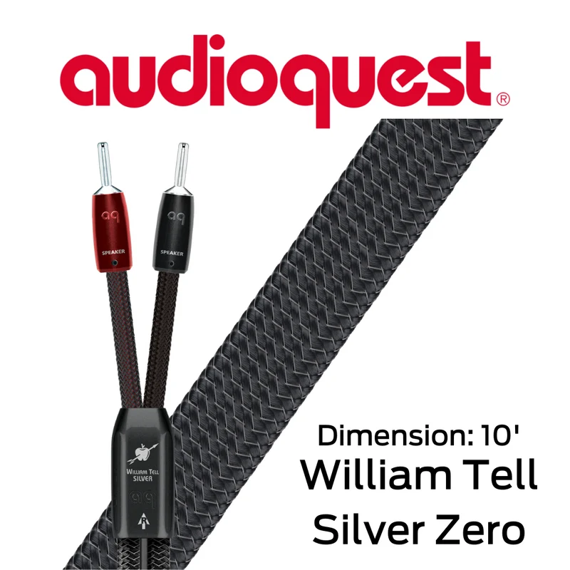 AudioQuest William Tell SILVER - Câble à haut-parleurs 13AWG (paire)