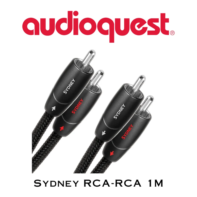 AudioQuest Sydney - Câbles analogiques RCA mâle à RCA mâle (la paire)