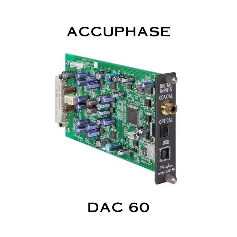 Accuphase DAC-60 - Carte d'entrée numérique USB 2.0 haute vitesse 480 Mbps