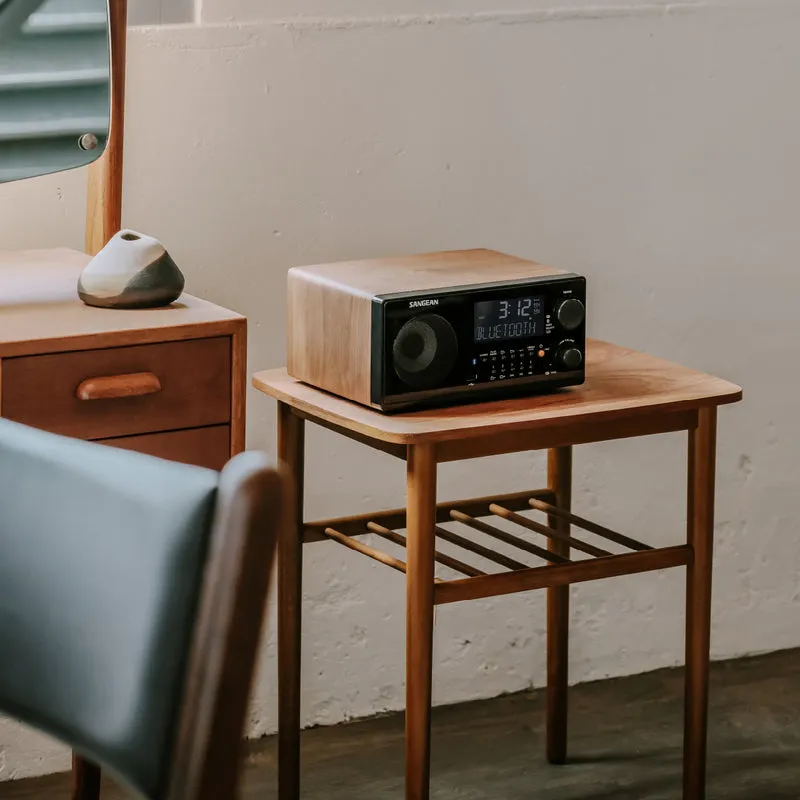 Sangean WR22 - Radio réveil numérique AM/FM, USB, Bluetooth