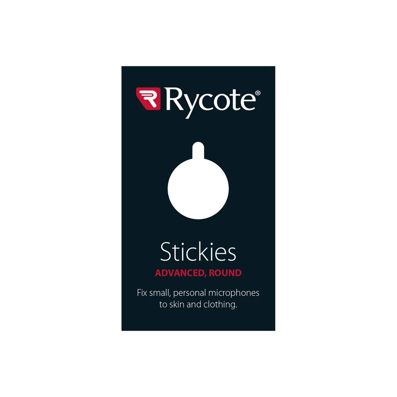 Rycote Stickies Adv, 23mm Round (25 Pack)