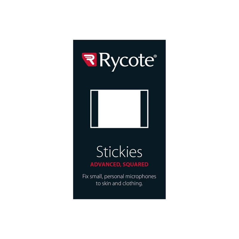 Rycote Stickies Adv, 20mm Squared (25 Pack)