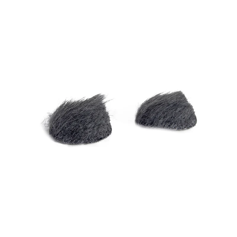 Rycote Grey Overcovers: 30 x Stickes & 6 Grey Fur Discs