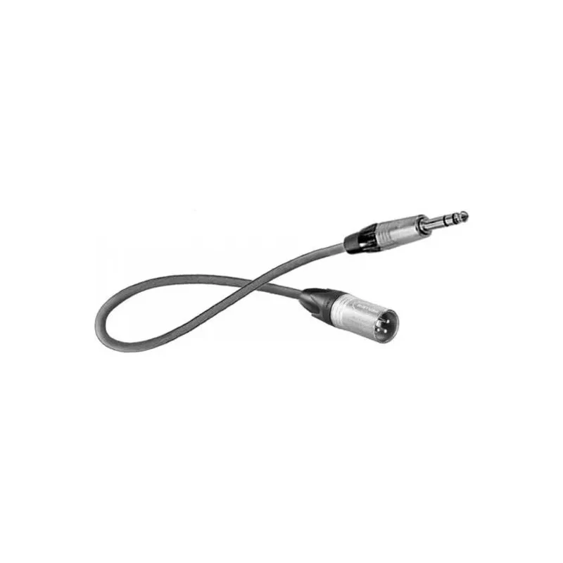 Digiflex 3 Foot NK2/6 Adapter Cable -XLR M to Stereo Phone Plug