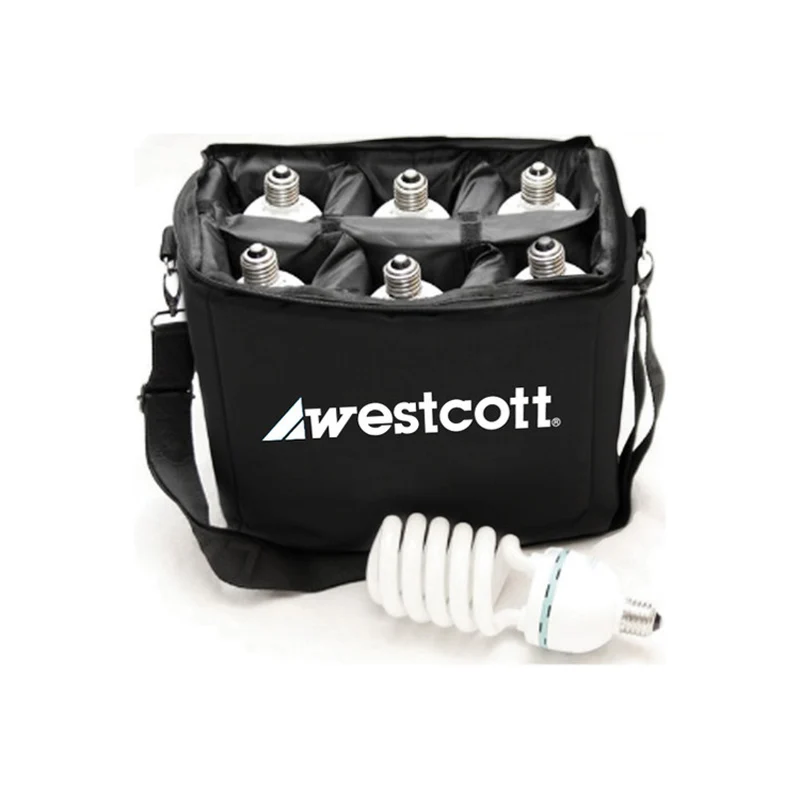 Westcott LampGuard Case for 6 Fluorescent Bulbs