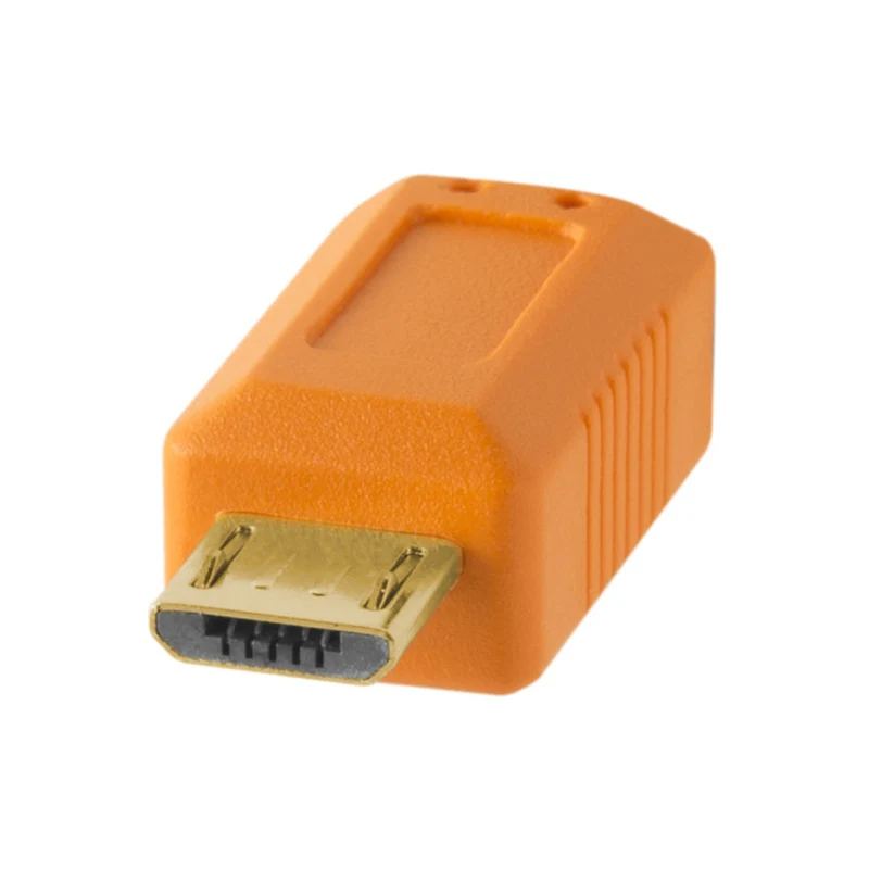 Tether Tools TetherPro USB 2.0 A Male to Micro-B 5-Pin Cable (15', Orange)