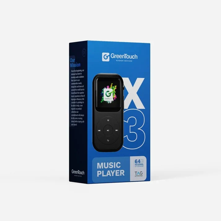 Greentouch X3 MP3 Player - Black - 32GB