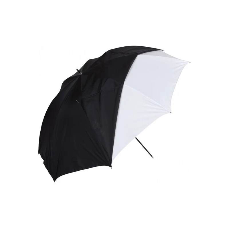 Westcott White Satin Umbrella with Removable Black Cover (45")