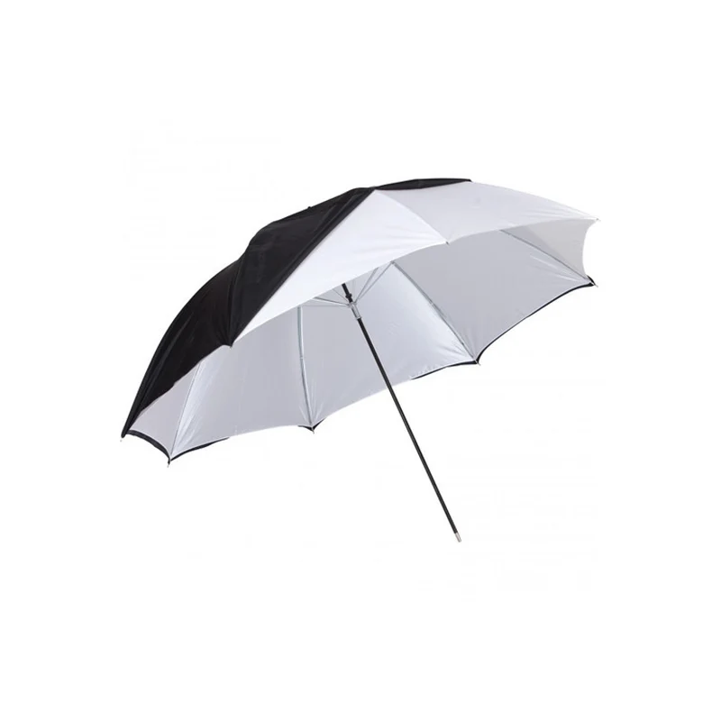 Westcott White Satin Umbrella with Removable Black Cover (45")