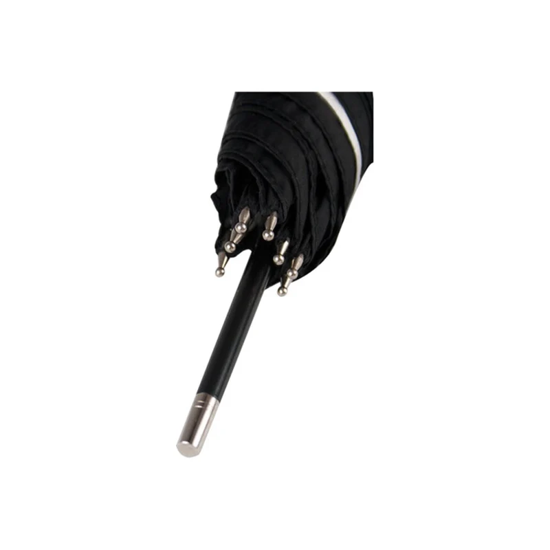 Westcott White Satin Umbrella with Removable Black Cover (45")