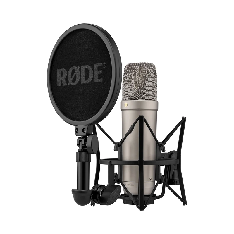 RODE NT1 5th Generation Large-Diaphragm Cardioid Condenser XLR/USB Microphone - Silver