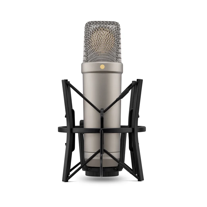 RODE NT1 5th Generation Large-Diaphragm Cardioid Condenser XLR/USB Microphone - Silver