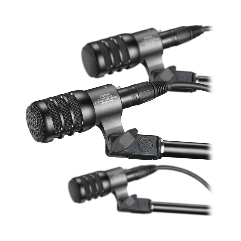Audio-Technica ATM230PK Hypercardioid Dynamic Instrument Microphone (3-Pack)