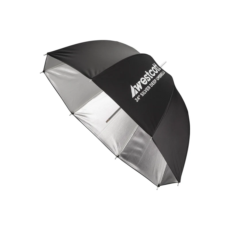 Westcott Deep Umbrella - Silver Bounce (24")