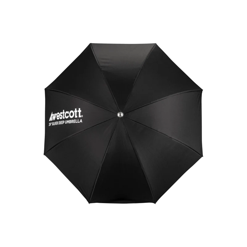 Westcott Deep Umbrella - Silver Bounce (24")
