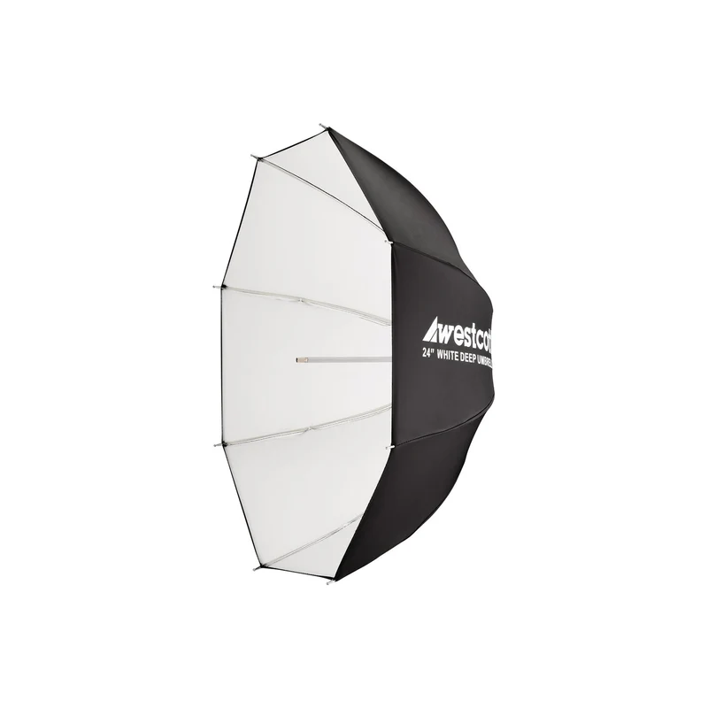 Westcott Deep Umbrella - White Bounce (24")