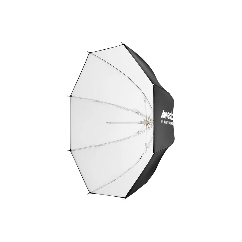 Westcott Deep Umbrella - White Bounce (24")