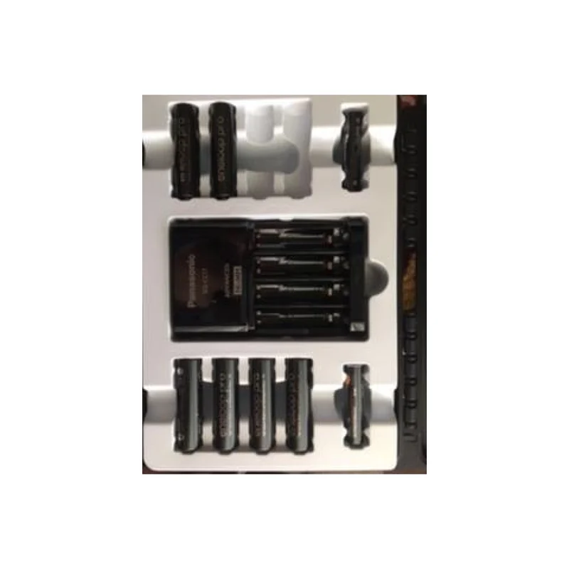 Panasonic eneloop pro High Capacity Power Pack with Charger, 8 AA and 2 AAA NiMH Batteries