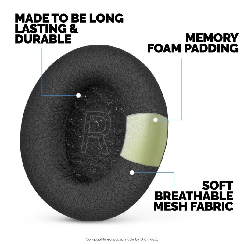 Coussinets d'oreille de rechange pour casques Razer Kraken V4/V4 Pro, V4 X Gaming, V3/V3 Pro, V3 X, Kitty V3 Pro et Kitty V3 X : cuir PU souple avec mousse à mémoire de forme