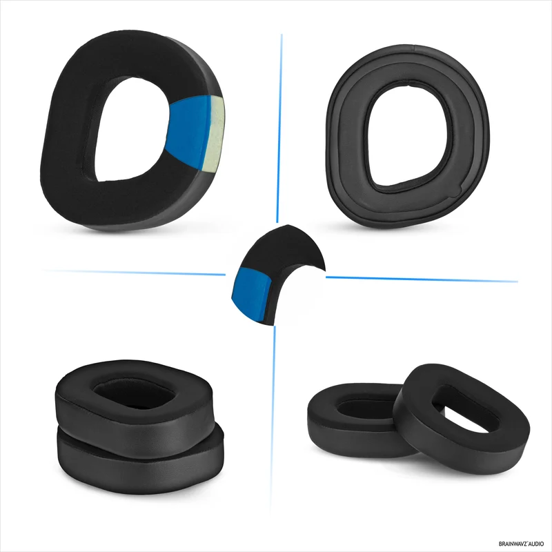 Coussinets d'oreille de rechange hybrides pour casque Turtle Beach Stealth 700 Gen 3, en gel souple, tissu respirant avec similicuir et mousse à mémoire de forme