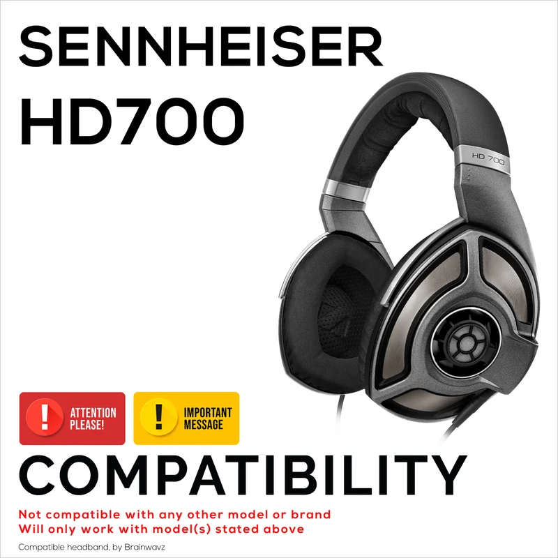 Bandeau de rechange en velours doux pour casque SENNHEISER HD700 - Coussinet supérieur pour casque - Installation facile, confort et maintien retrouvés