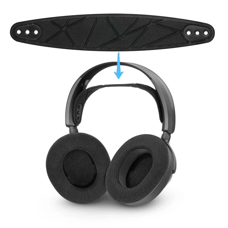 Bandeau de remplacement pour SteelSeries Arctis Nova 7P, 7X et autres modèles – Bandeau de suspension élastique riche en coton avec 3 réglages de taille